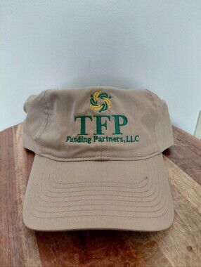 Nike Golf TFP Funding Partners Beige Golf Golfing Sports Hat OS